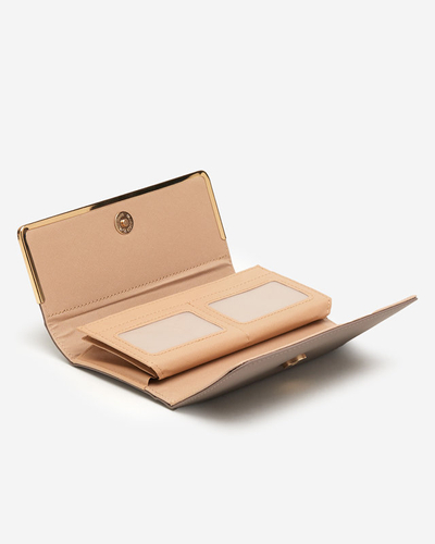 Grand portefeuille marron pour femme - Accessoires