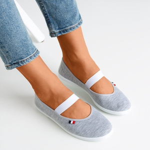 Baskets à enfiler Pruna gris clair - Chaussures 1