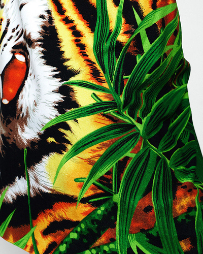 Drap de plage grand tigre coloré - Accessoires