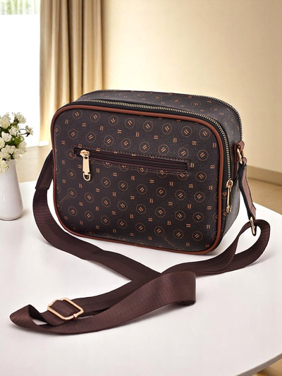 Royalfashion Petit sac à main pour femme en cuir écologique avec imprimé Viva