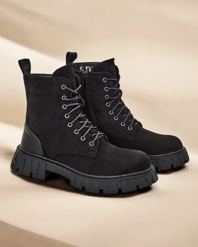 Les bottes femme en éco-suède Royalfashion Edvines