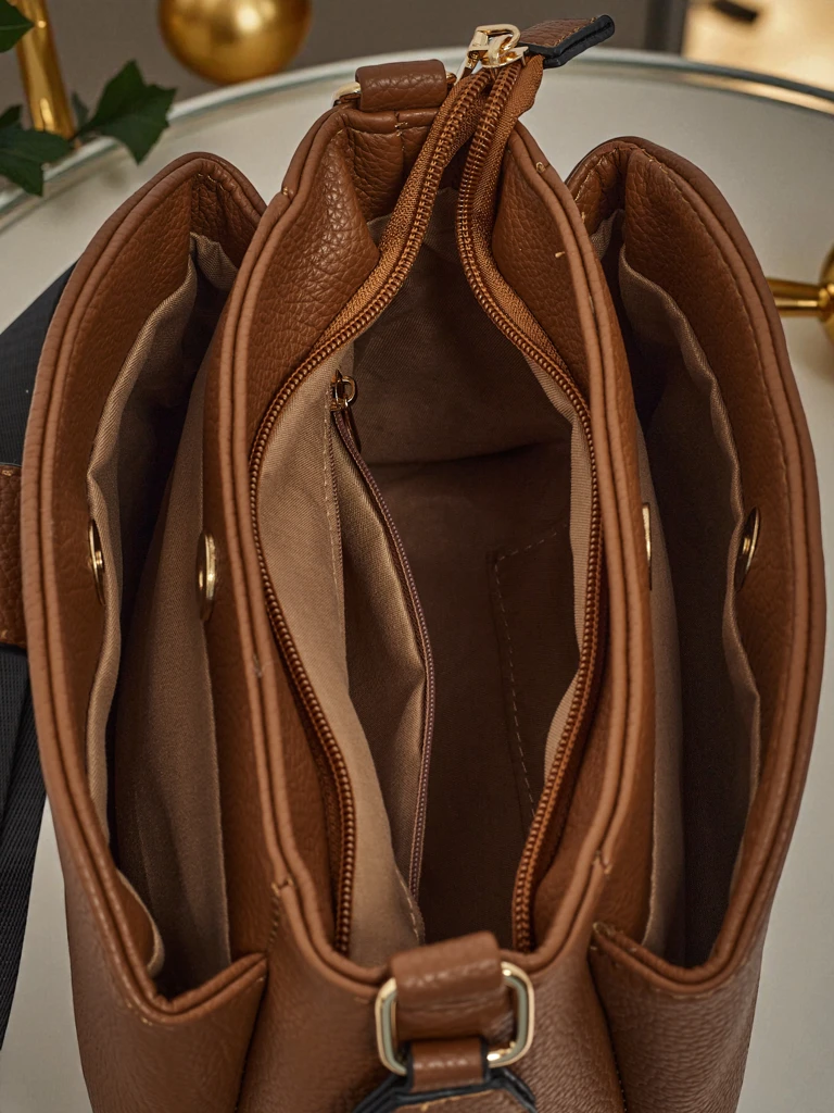 Petit sac à main pour femme en cuir écologique Violes