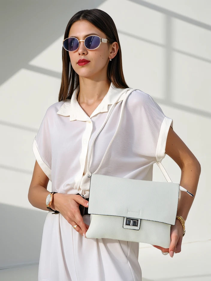 Royalfashion Petit sac à main pour femmes en éco-cuir