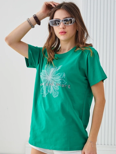 Royalfashion T-shirt en coton pour femmes Plus en Plus
