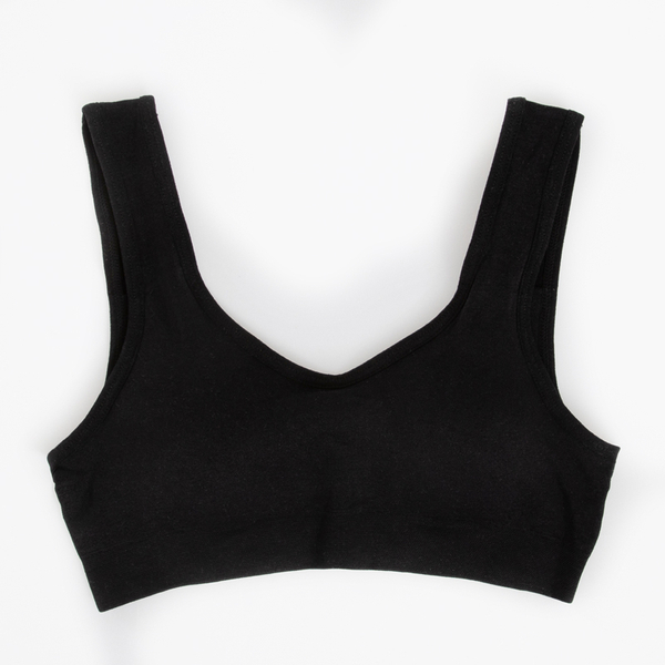 Soutien-gorge de sport noir pour enfants - Sous-vêtements