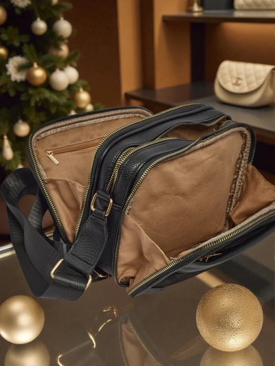 Petit sac à main pour femme en cuir écologique Merlina