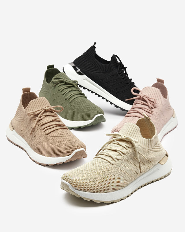 OUTLET Baskets tressées noires pour femme Erina - Footwear