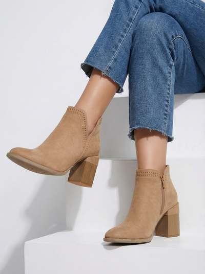 Bottines à talons pour femmes Royalfashion Vettot