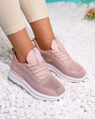 OUTLET Royalfashion Chaussures de sport pour femmes Rose Losoyta