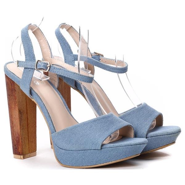 OUTLET Sandales à tige bleu clair - Chaussures