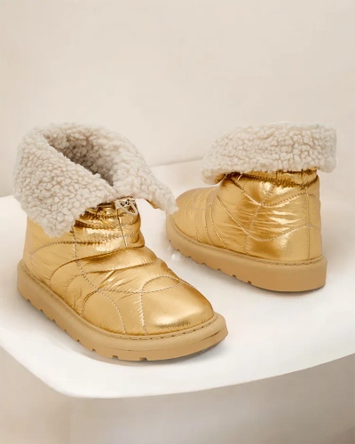 Royalfashion Bottines de neige pour femmes à la manière des bottes de neige Oferita