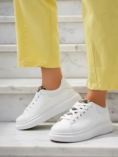 Lalla Bianca : Baskets élégantes pour femmes sur plateforme