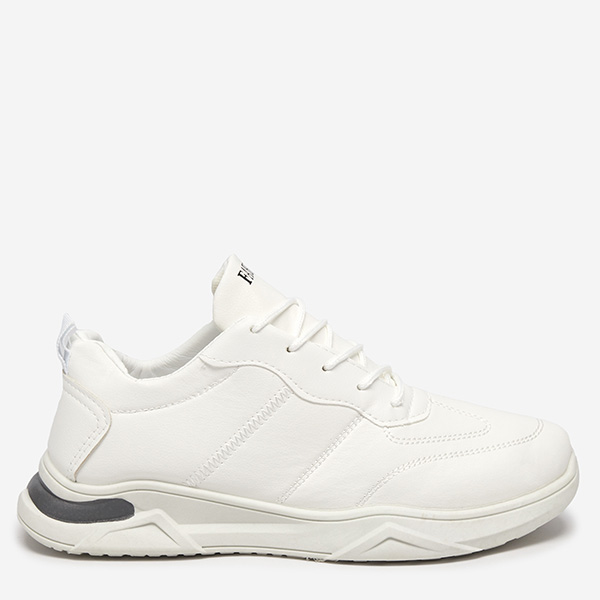 OUTLET Chaussures de sport en cuir écologique pour hommes en blanc Frossg- Footwear