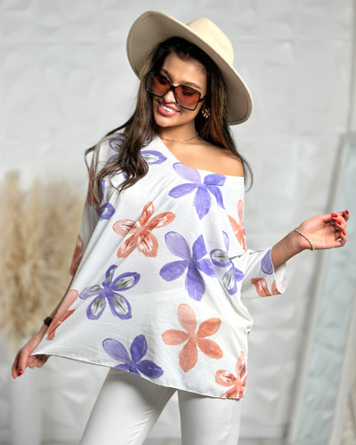 Royalfashion Chemisier imprimé pour femme