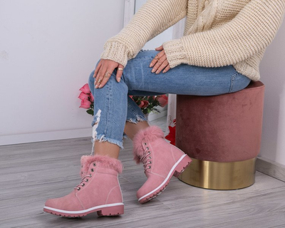 OUTLET Bottes de randonnée chaudes roses Catalina - Footwear