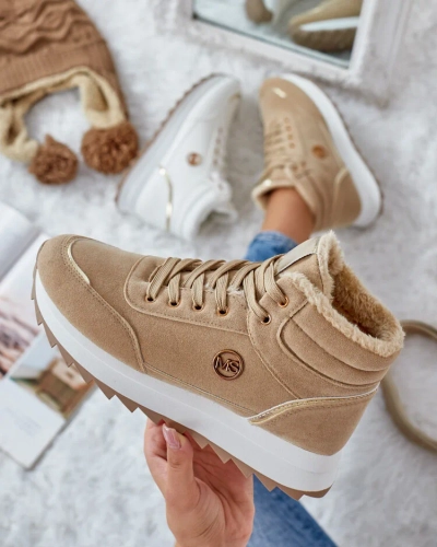 Royalfashion Baskets chauffantes pour femme avec fourrure Casill