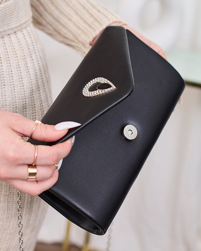 Royalfashion Pochette noire pour femme