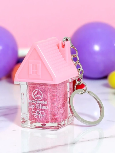 Gloss à lèvres pailleté couleur Rose Pink