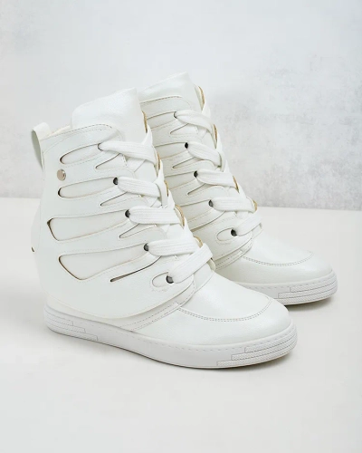 Royalfashion Bottes sportives pour femme à talon Pamstinsa
