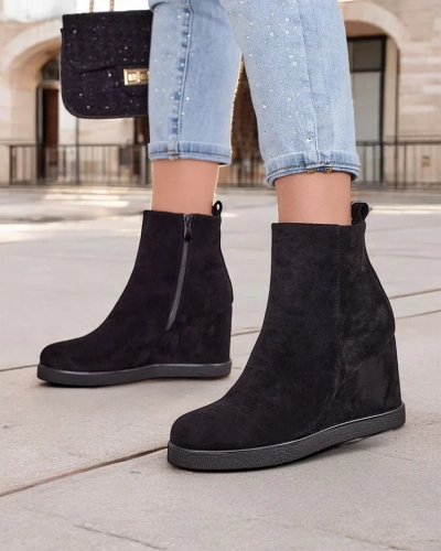 Royalfashion Bottes compensées pour femmes Sierra