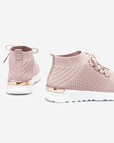 Chaussures de sport en tissu rose Bamggy pour femmes - Chaussures