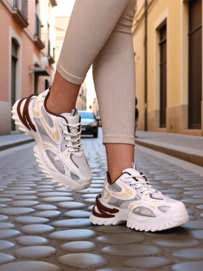 Baskets à vernis Royalfashion pour femmes Leysi
