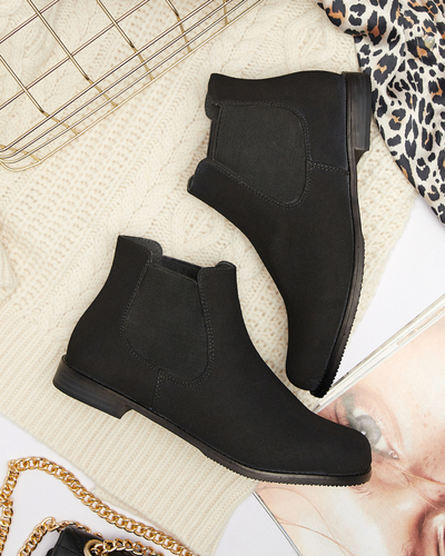 Bottes coulissantes isolées Reiniso noires pour femmes - Chaussures