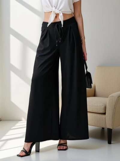 Royalfashion Pantalons larges pour femmes