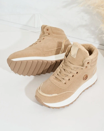 Royalfashion Baskets chauffantes pour femme avec fourrure Casill