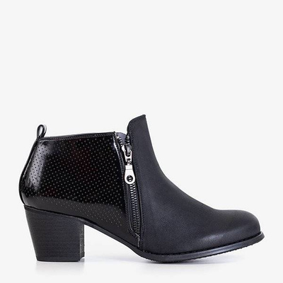 Bottines noires pour femmes sur le poteau Idwin - Footwear