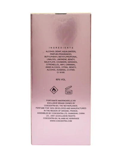 Eau de parfum inspirée pour femme Fortunate Mademoiselle