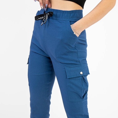 Pantalon cargo femme Cobalt - Vêtements