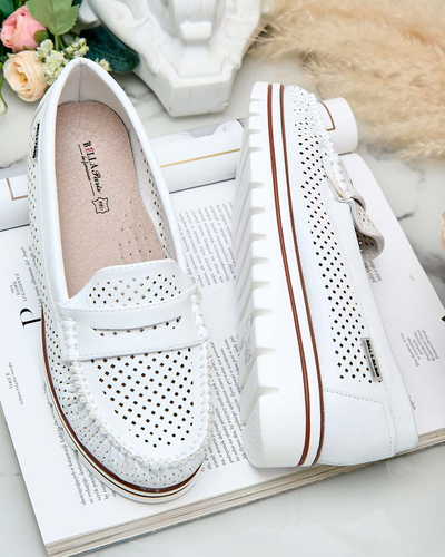 Royalfashion Mocassins ajourés pour femme Leteller