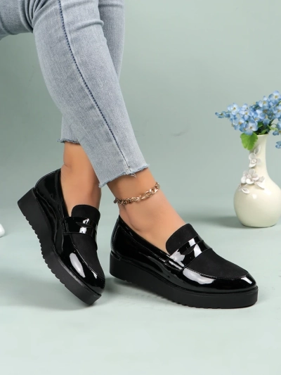 Royalfashion Mocassins Vernis pour Femmes Afidale
