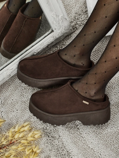 Bottes courtes style bottes de neige pour femmes avec fourrure Calindra