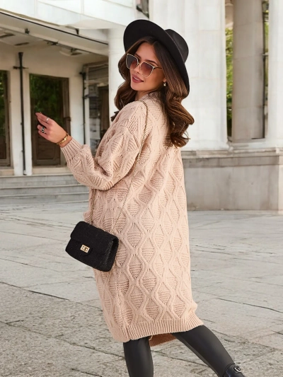 Royalfashion Poncho pull femme tricoté