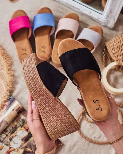 Royalfashion Tongs femme sur plateforme et ancre Albavia