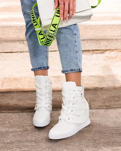 Royalfashion Bottes sportives pour femme à talon Pamstinsa