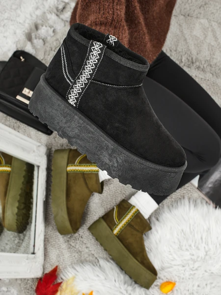 Bottes courtes de style bottes de neige pour femmes Althea