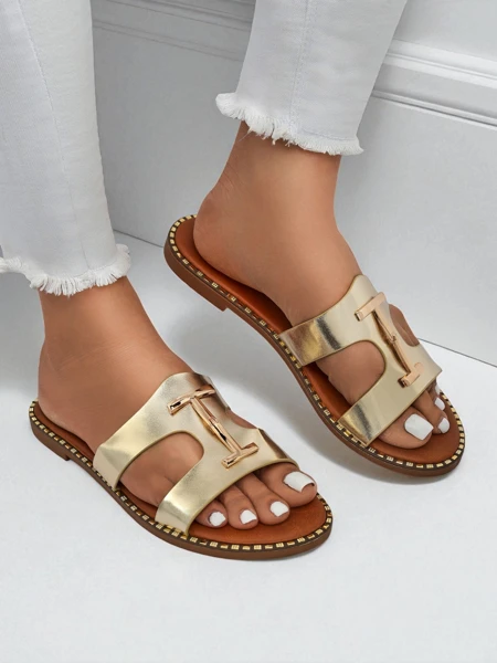 Royalfashion Mules plates pour femmes Maya Louise