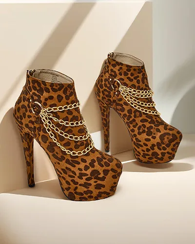 Bottines pour femme Royalfashion sur un talon aiguille Damesse