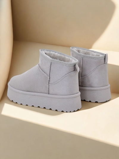Royalfashion Bottes de neige courtes pour femme à la manière de Fofio