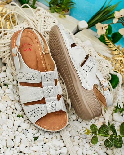 Royalfashion Sandales pour femmes avec dessus Limmin