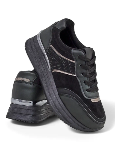 Royalfashion Sneakers à plateforme pour femmes Venusoe