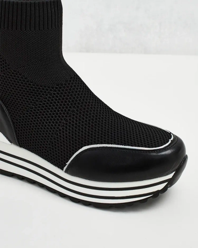 Royalfashion Femmes Sports Baskets hautes Wisoi