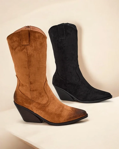 Bottes de cow-boy à talons Royalfashion pour femmes Lehhi