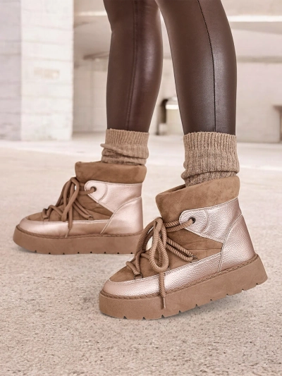 Bottes de neige à lacets pour femmes Royalfashion Iniuc