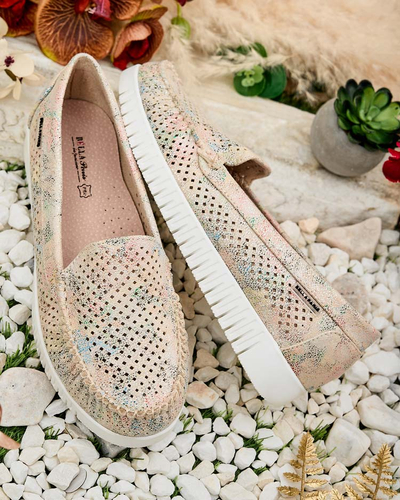 Royalfashion Mocassins ajourés pour femme Nafis