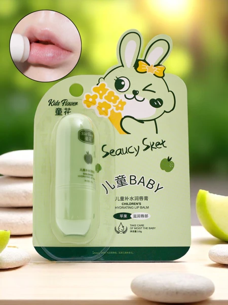 Baume à lèvres pour enfants - hydrate et régénère - pomme