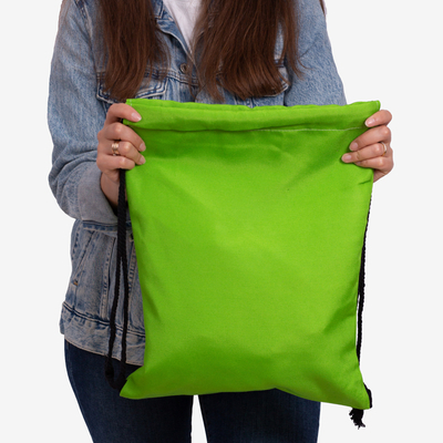 Sac à dos en tissu damki vert - Accessoires